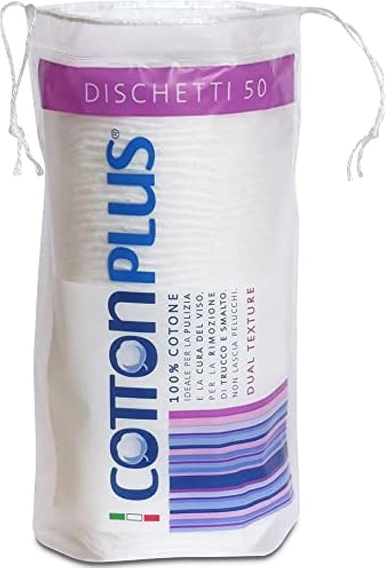 Cotton Plus Pads 50 Pieces – Beauty Line, Pads 100% Pure Cotton, Soft and Durable Face — Bellezza
