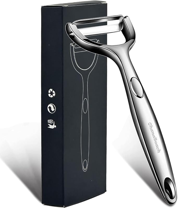 The peeler is made of stainless steel, thick material, easy to peel. Vegetable — Casa e cucina